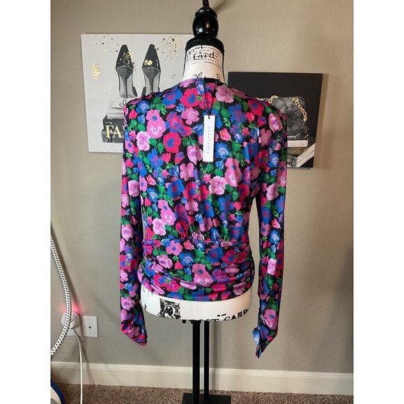 047 - Sanctuary NWT Black Floral Multicolor Size XL - Picture 4 of 6